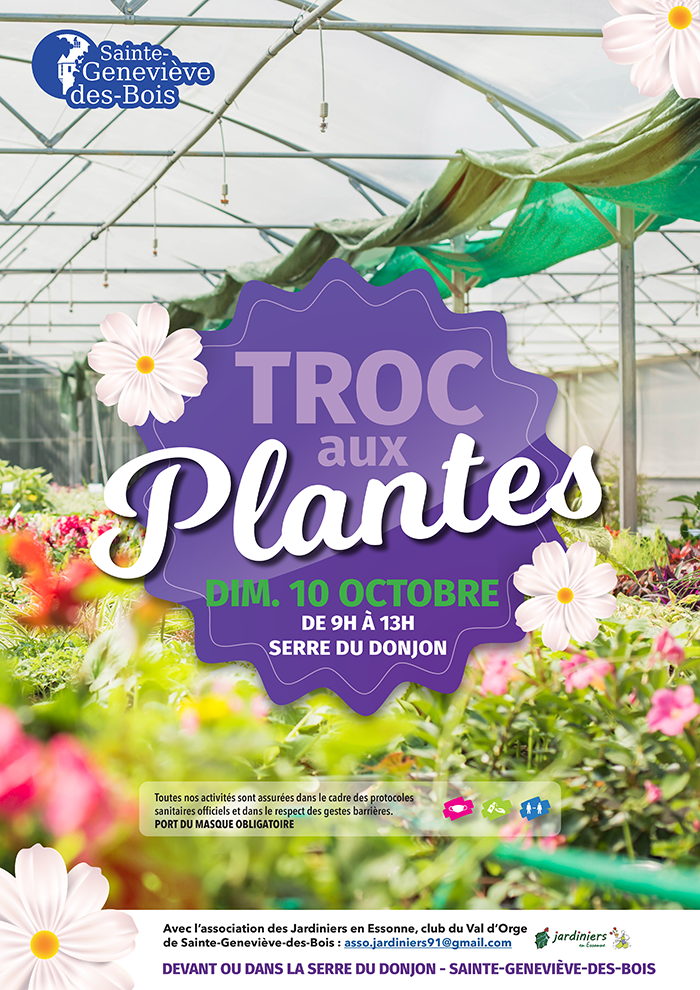 affiche troc au plante