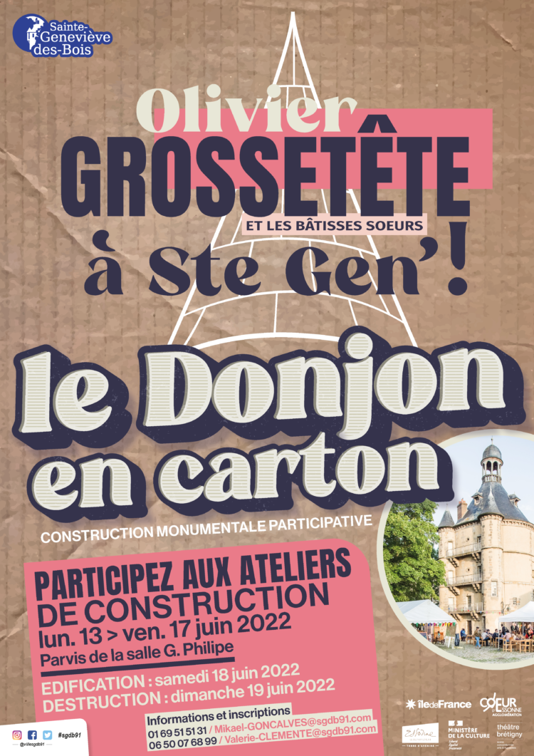 2022 06 07 DONJON EN CARTON - affiche A3