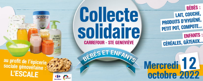 2022 09 29 collecte solidaire BEBE carrefour - web bann