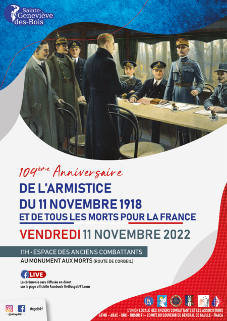 2022 10 17 COMMEMO 11 NOVEMBRE - affiche