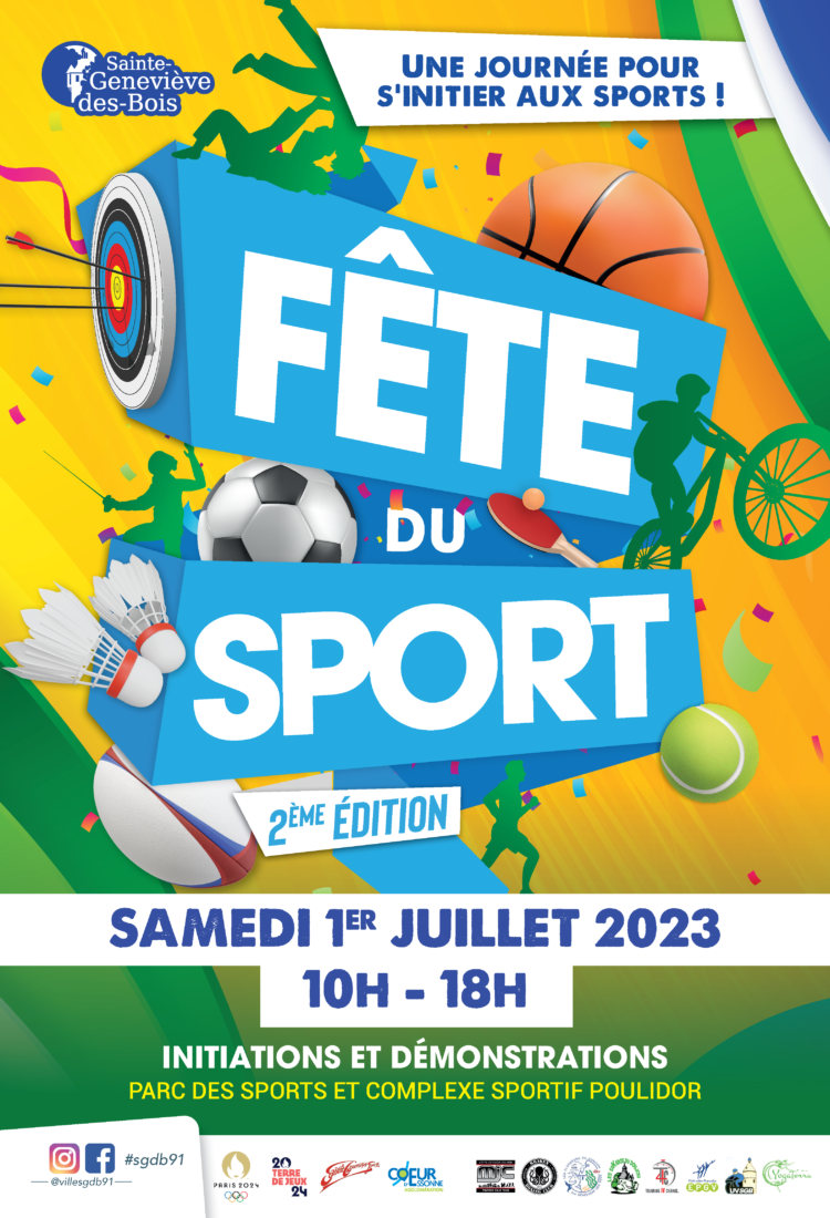 2023 04 24 Fête du Sport - affiche decaux