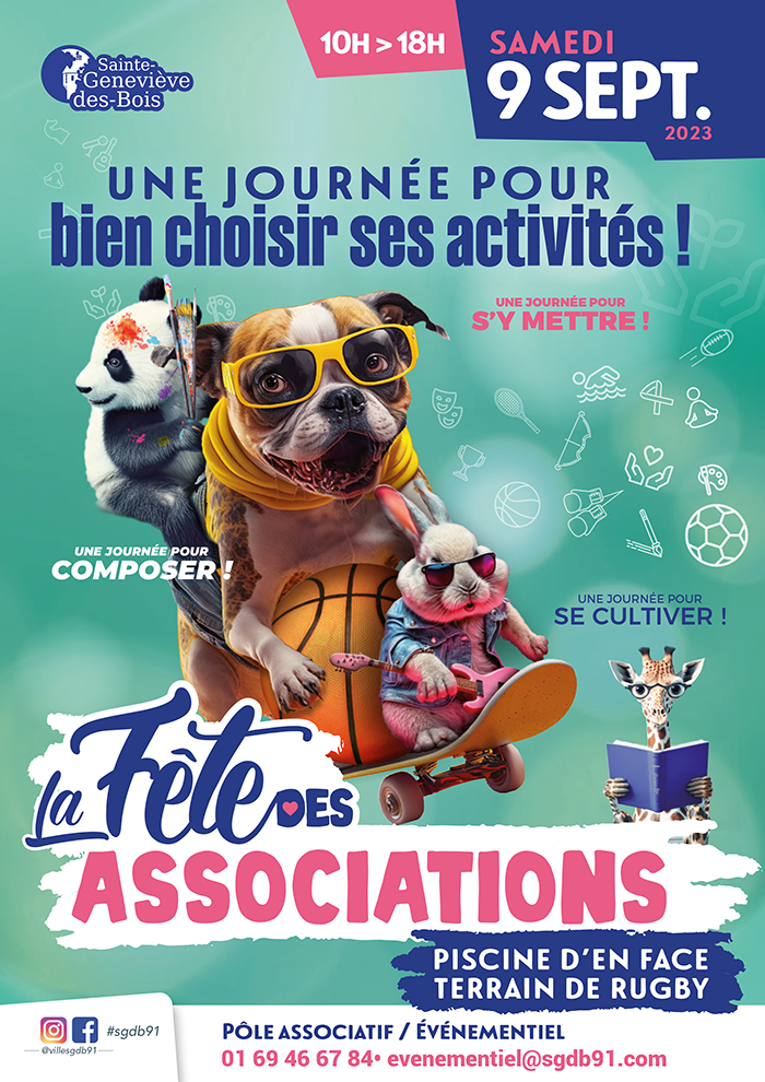 affiche fête des associations