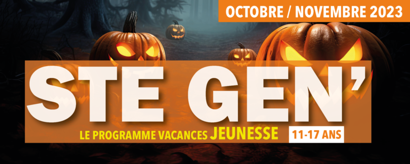 2023 10 06 programme jeunesse vacances octobre - WEB bann