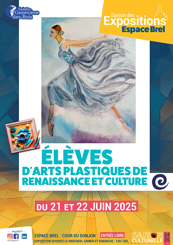 affiche expo Art plastique - affiche A3