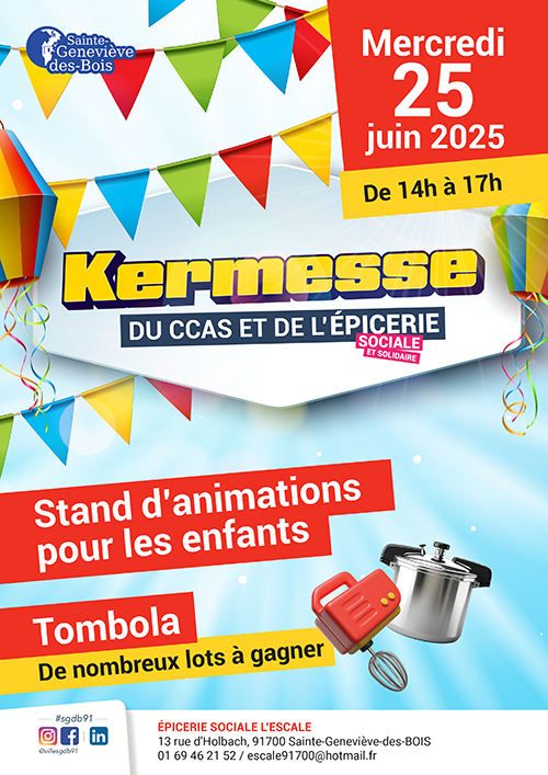 affiche Kermesse ESCALE-A4