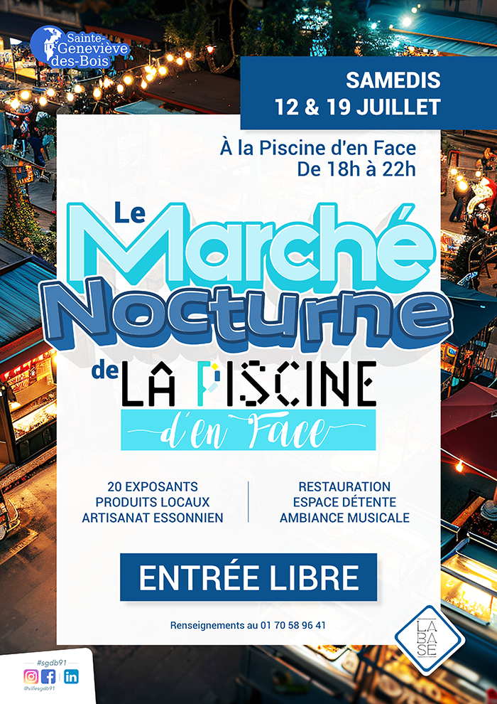 affiche Marché nocturne