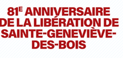 81e anniversaire de la libération de Sainte-Geneviève-des-Bois