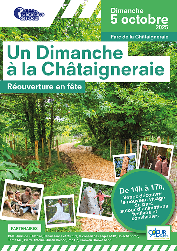 Affiche inauguration Chataigneraie