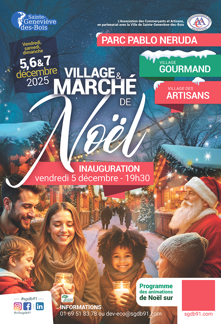 2025 10 16 - Marché de Noël affiche