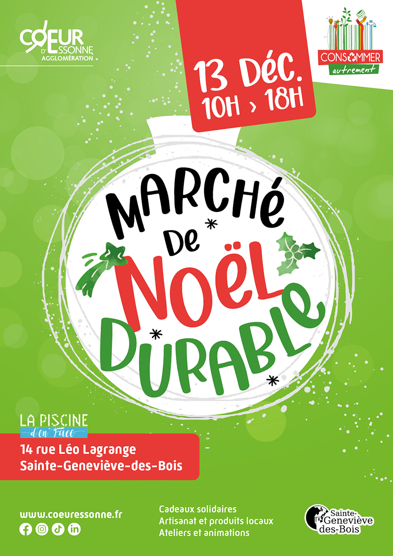 Affiche marché de noël durable 1200px
