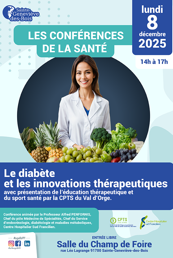 affiche Conférence santé - DIABETE