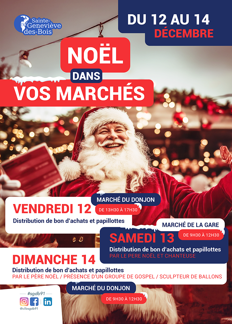 affiche Noel dans vos marchés Décembre-1