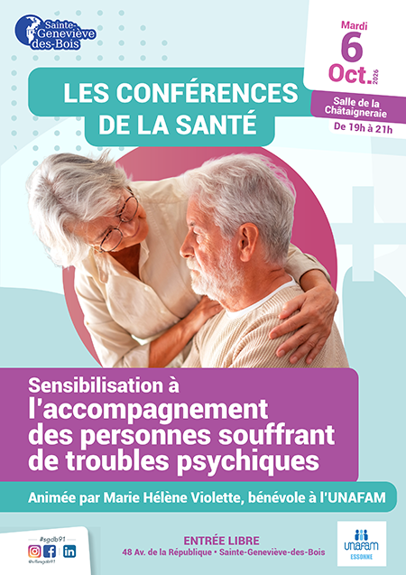 affiche Conférence Santé accompagnement