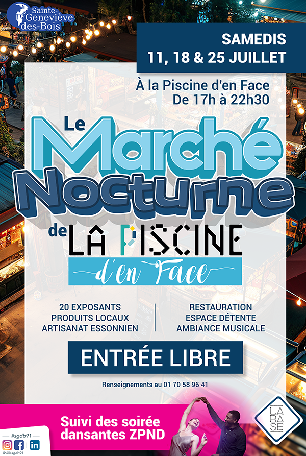 affiche Marché nocturne