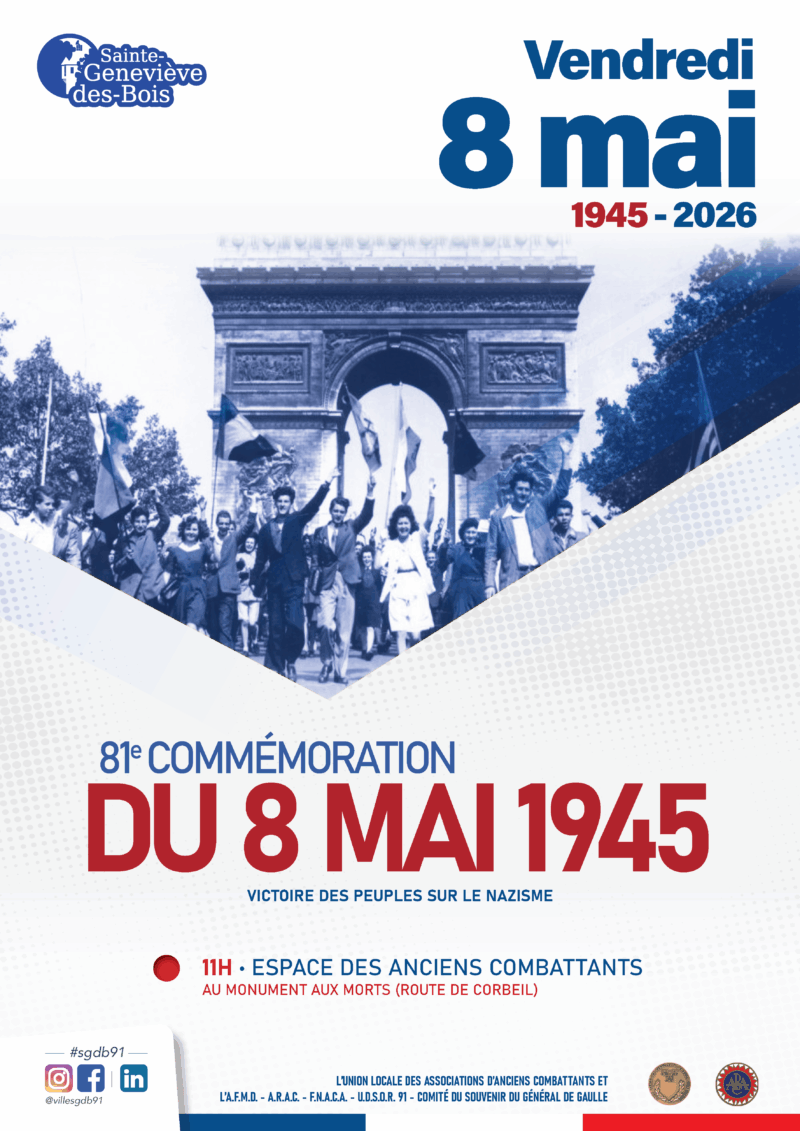 affiche COMMEMO 8 mai 45
