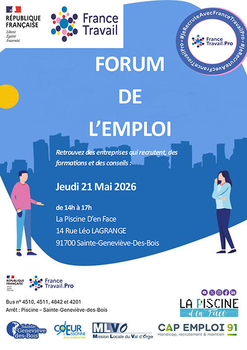 affiche forum de l'emploi PDF 2026