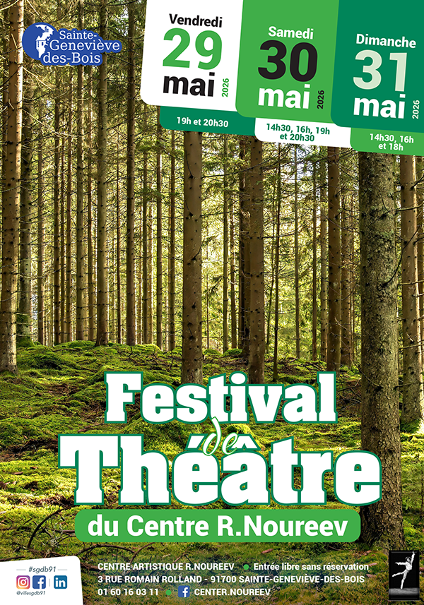 affiche Festival de theatre