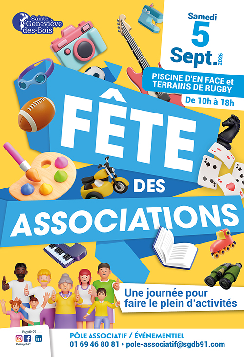 Affiche Fete des Associations 2026