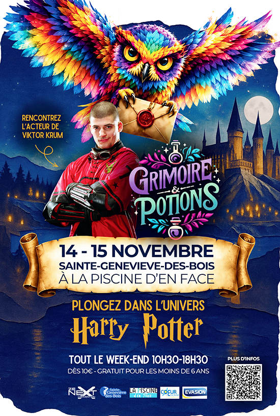 Affiche Grimoire & Potions