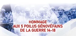 Hommage aux 5 poilus Génovéfains de la guerre 14-18